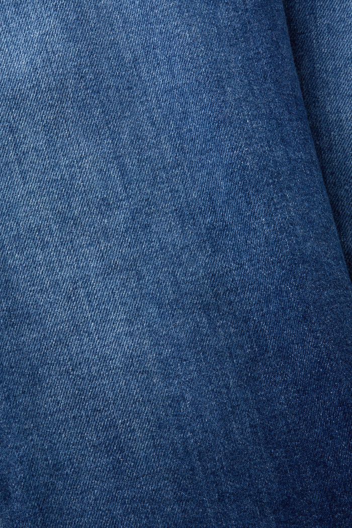 Retro džíny s rovnými straight nohavicemi a vysokým pasem, BLUE DARK WASHED, detail image number 5