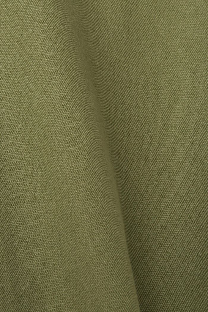 Bavlněné kalhoty v cargo stylu, OLIVE, detail image number 5