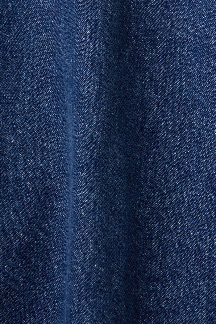 Ovesize džínová bunda, 100% bavlna, BLUE MEDIUM WASHED, detail image number 4