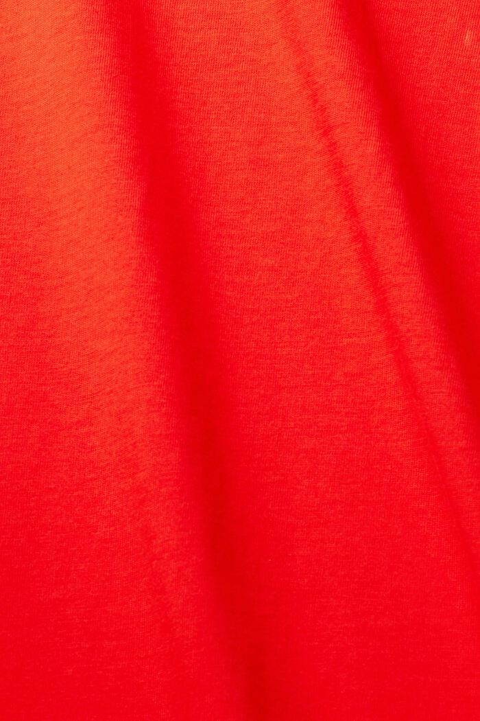 Žerzejové tričko, 100 % bavlna, RED, detail image number 1