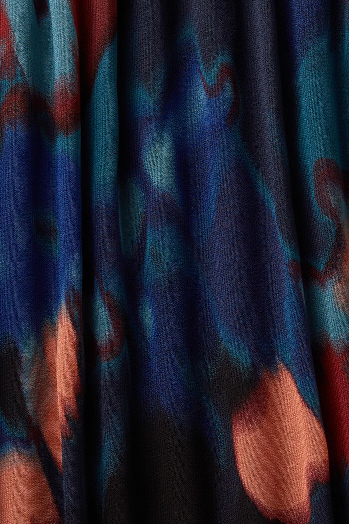 Plisovaná midi sukně ze šifonu, DARK BLUE, detail image number 5