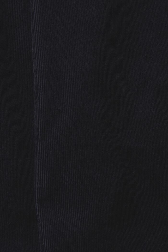 Manšestrové kalhoty se širokými nohavicemi, BLACK, detail image number 5