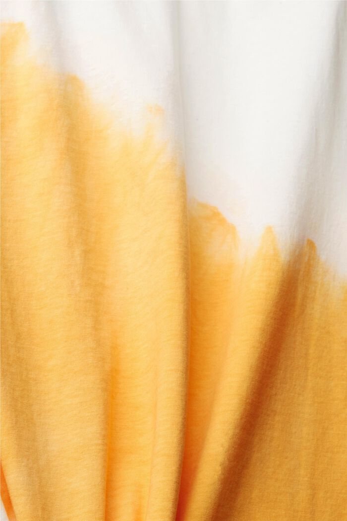 Žerzejové tričko s batikovým barvením, SUNFLOWER YELLOW, detail image number 4