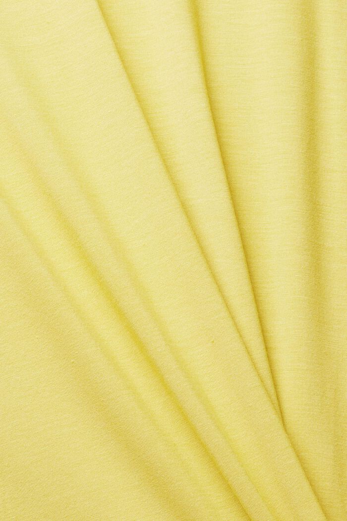 Z materiálu TENCEL™: tričko v nařaseném vzhledu, YELLOW, detail image number 4