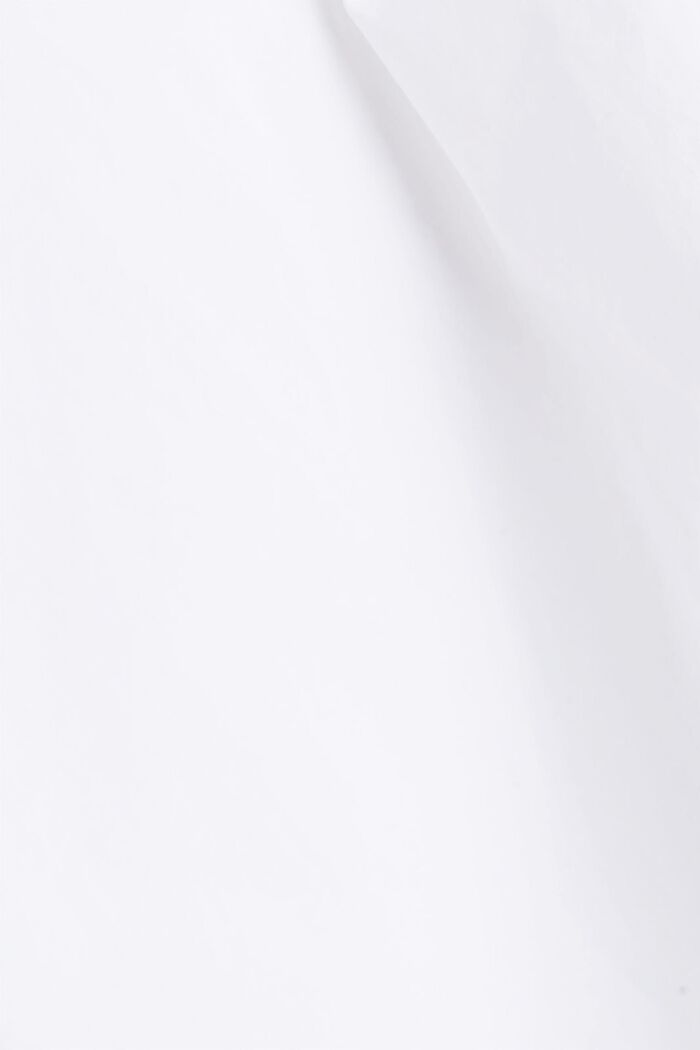 Oversize košilová halenka z bavlny, WHITE, detail image number 4