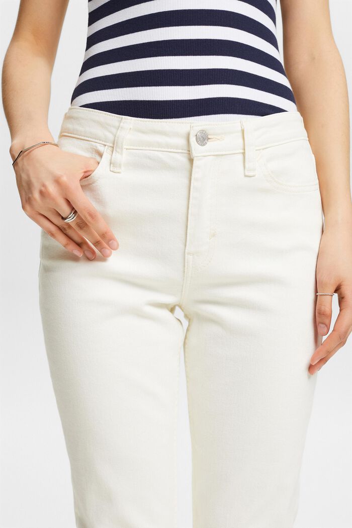 Bootcut džíny s vysokým pasem, OFF WHITE, detail image number 4