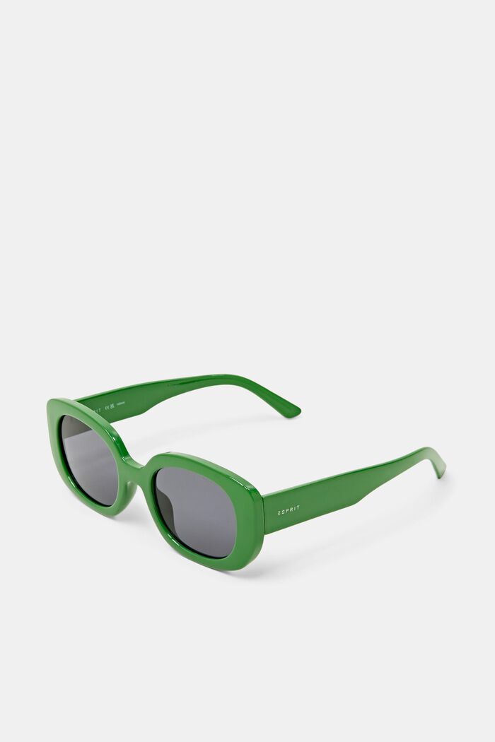 Sluneční brýle s hranatou obrubou, GREEN, detail image number 2