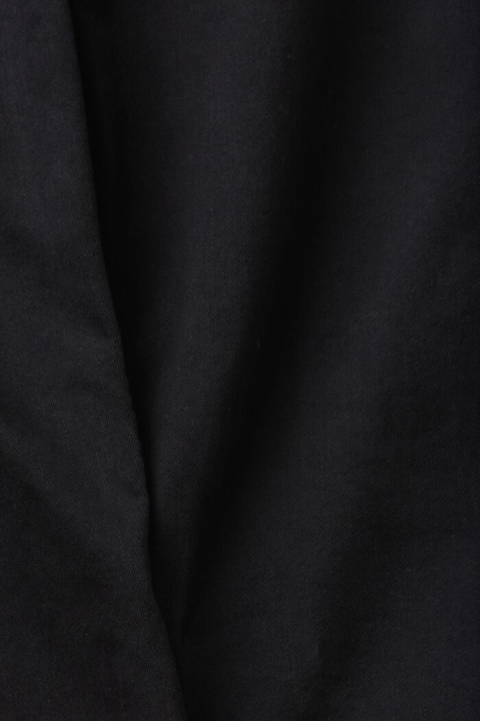 Capri džíny se středně vysokým pasem, BLACK, detail image number 6