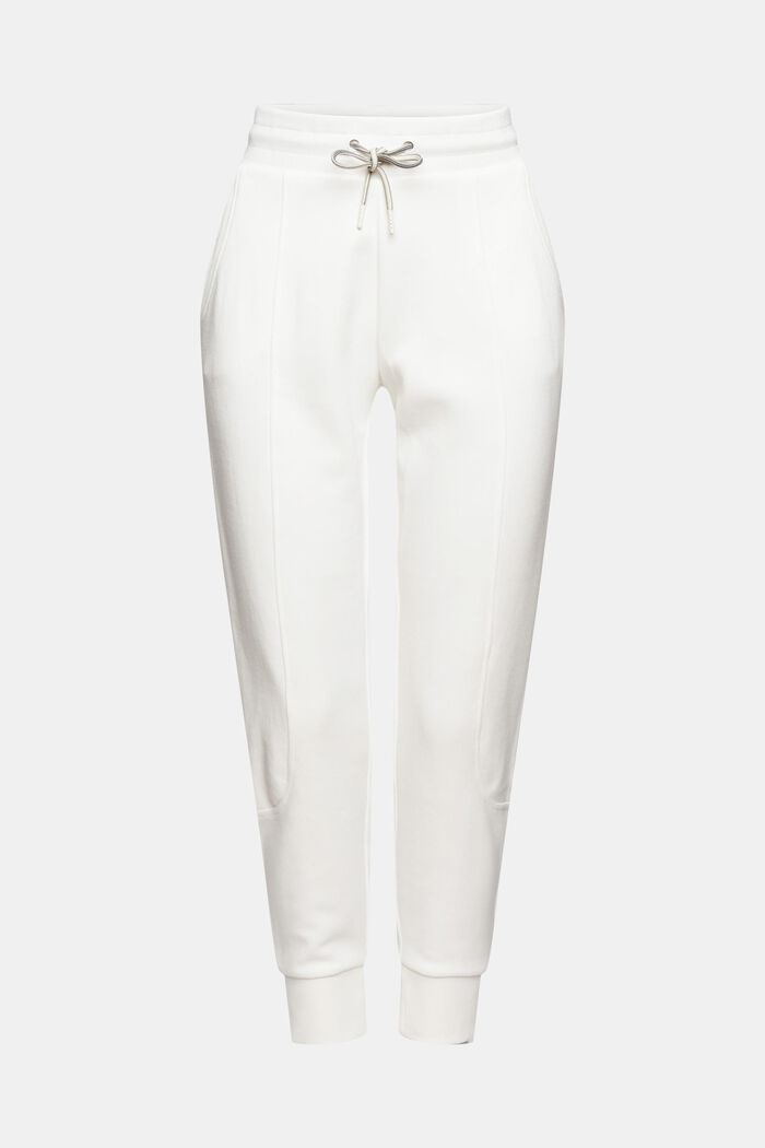 Joggingové kalhoty ze směsi s bio bavlnou, OFF WHITE, detail image number 5