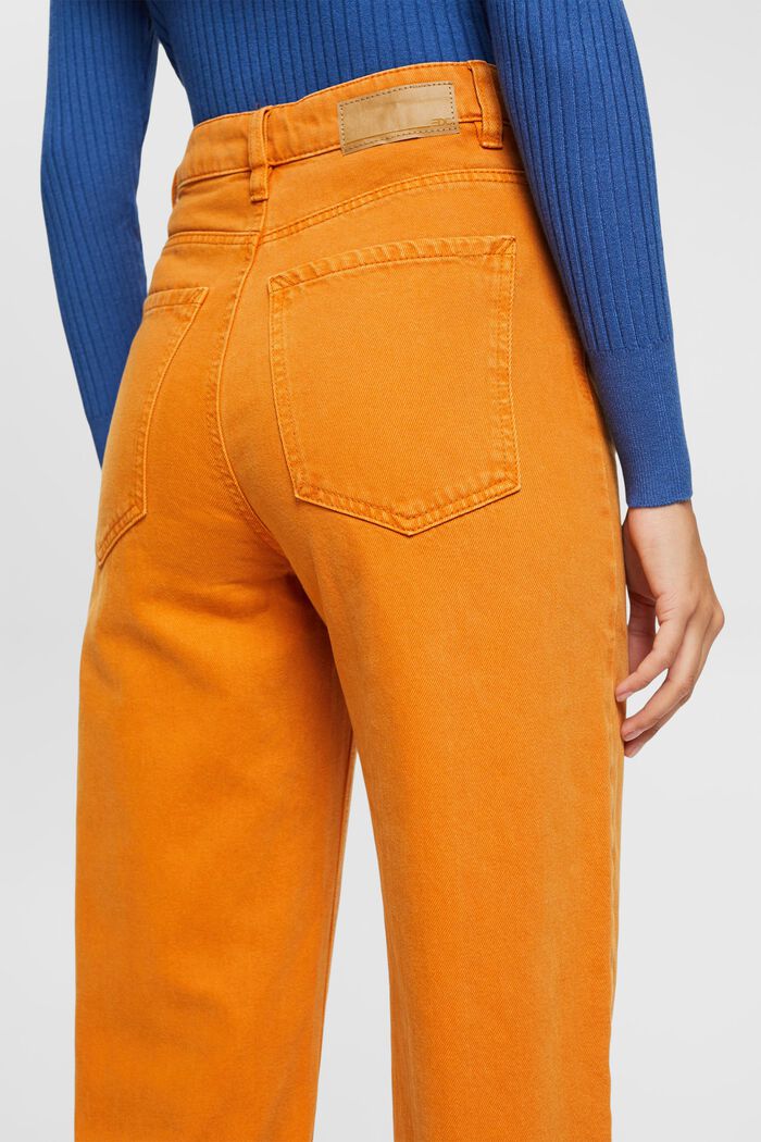 Mrkváčové kalhoty se zužujícími se nohavicemi, HONEY YELLOW, detail image number 4
