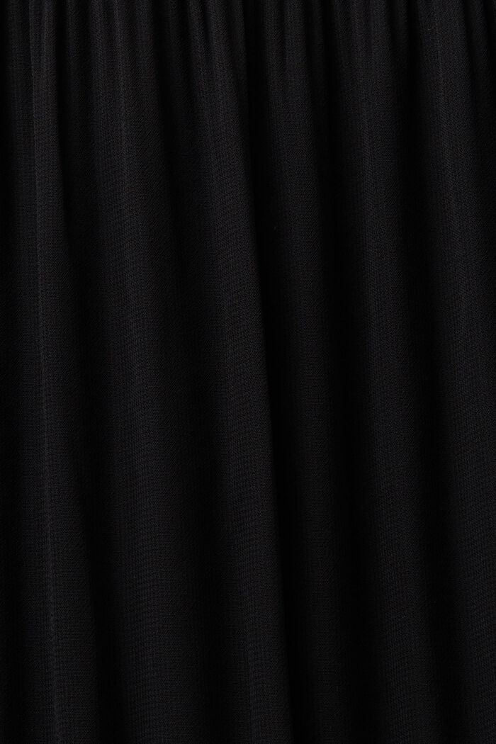Plisovaná midi sukně ze šifonu, BLACK, detail image number 5