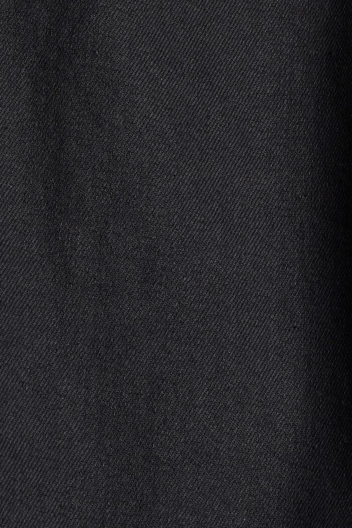 Džíny s rozšířenými nohavicemi, s povrchovou úpravou, směs s bio bavlnou, BLUE BLACK, detail image number 4
