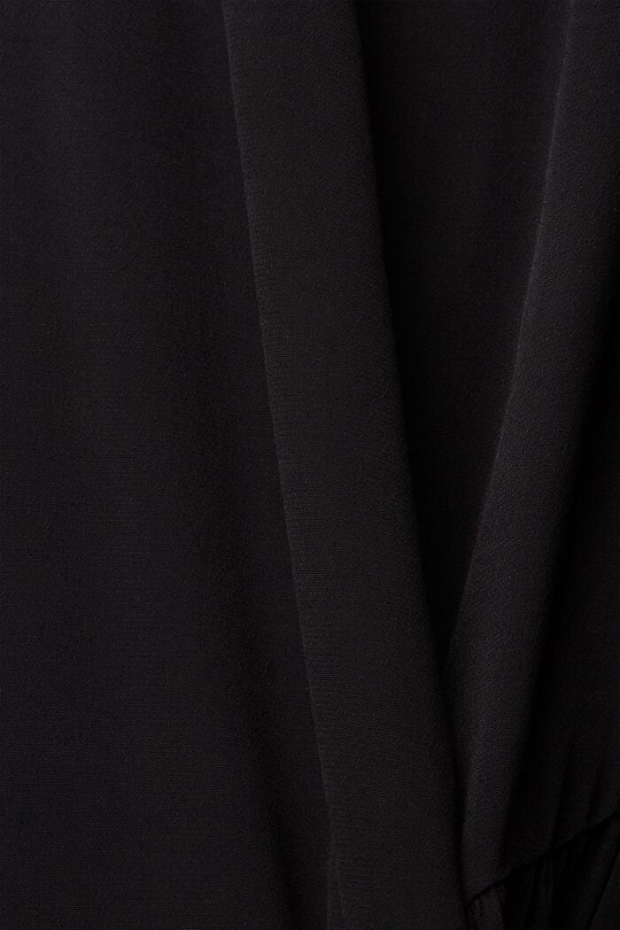 Asymetrická zavinovací sukně, BLACK, detail image number 4