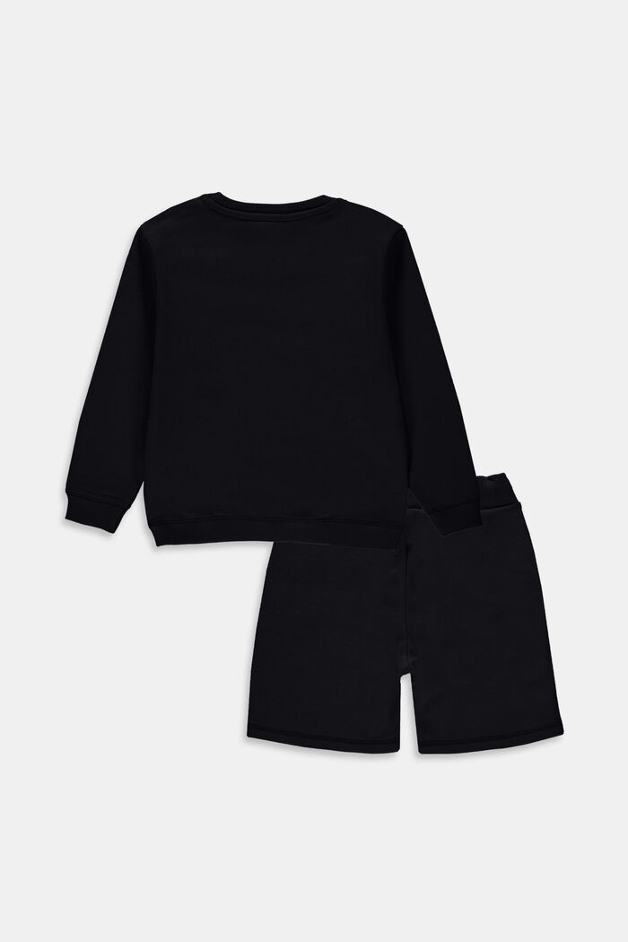 Kombinovaná sada: mikina a šortky, BLACK, detail image number 1