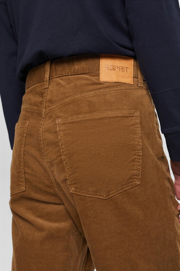 Manšestrové kalhoty s rovným straight střihem, BARK, detail image number 4