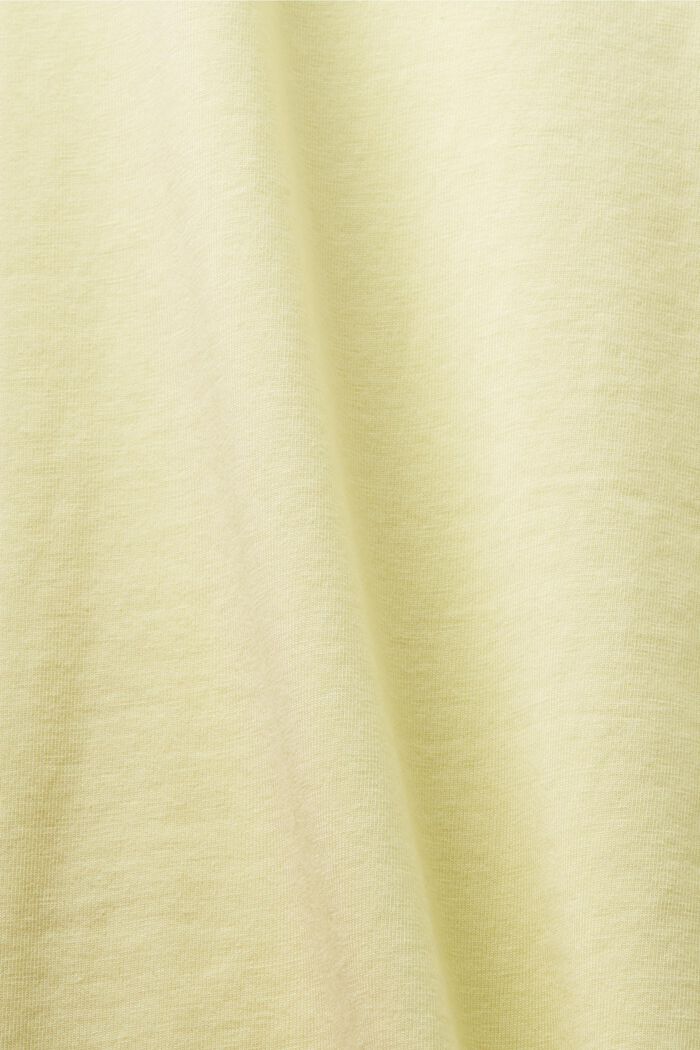 Tričko s kulatým výstřihem, LIME YELLOW, detail image number 5