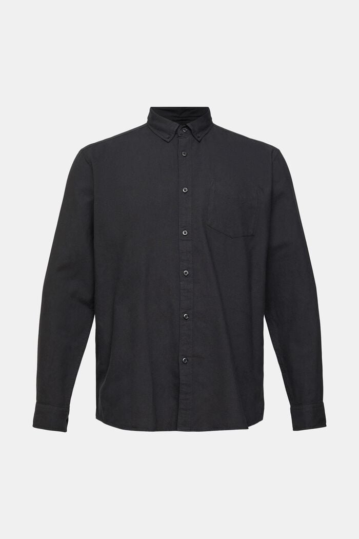 Propínací košile, 100% bavlna, BLACK, detail image number 5