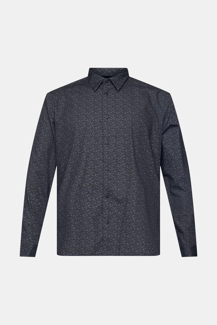 Vzorovaná bavlněná košile Slim Fit, BLACK, detail image number 5