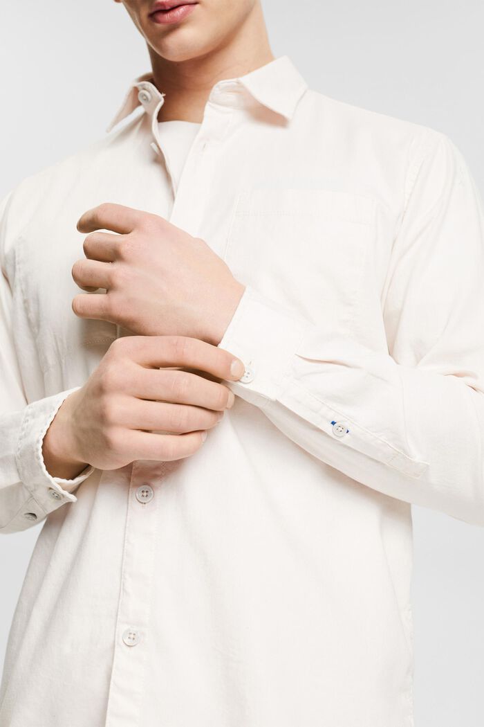 Košile z bavlny, LIGHT BEIGE, detail image number 2