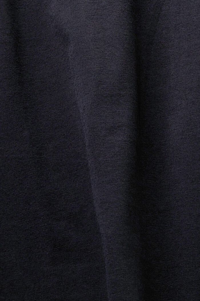 Bavlněné tričko s odhalenými rameny, BLACK, detail image number 4