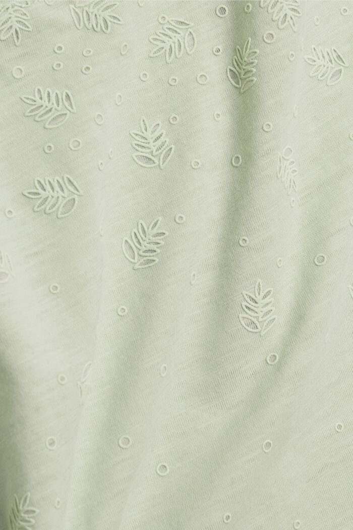 Z recyklovaného materiálu: tričko s potiskem a s bio bavlnou, PASTEL GREEN, detail image number 4