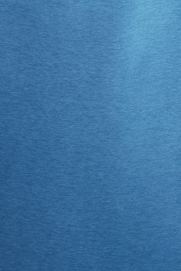 Teplákové kalhoty ze směsi s bavlnou, GREY BLUE, detail image number 1