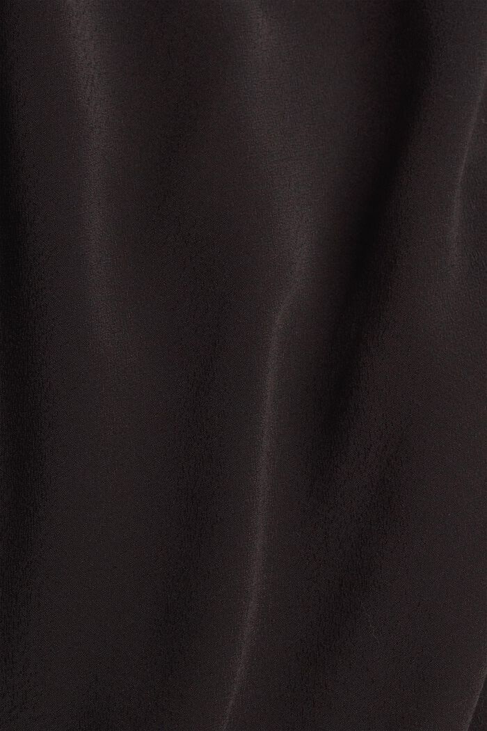 Midi šaty s elastickým pasem, LENZING™ ECOVERO™, BLACK, detail image number 4
