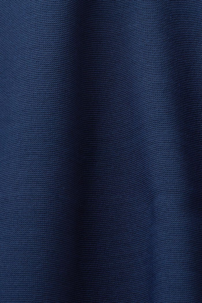Pletené šaty s krátkými rukávy, NAVY, detail image number 4