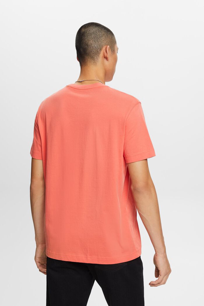 Tričko s potiskem na předním dílu, 100% bavlna, CORAL RED, detail image number 4