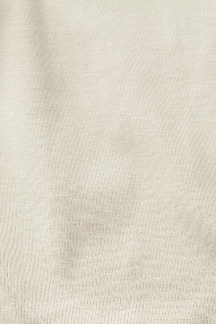 Bavlněné tričko, LIGHT TAUPE, detail image number 5