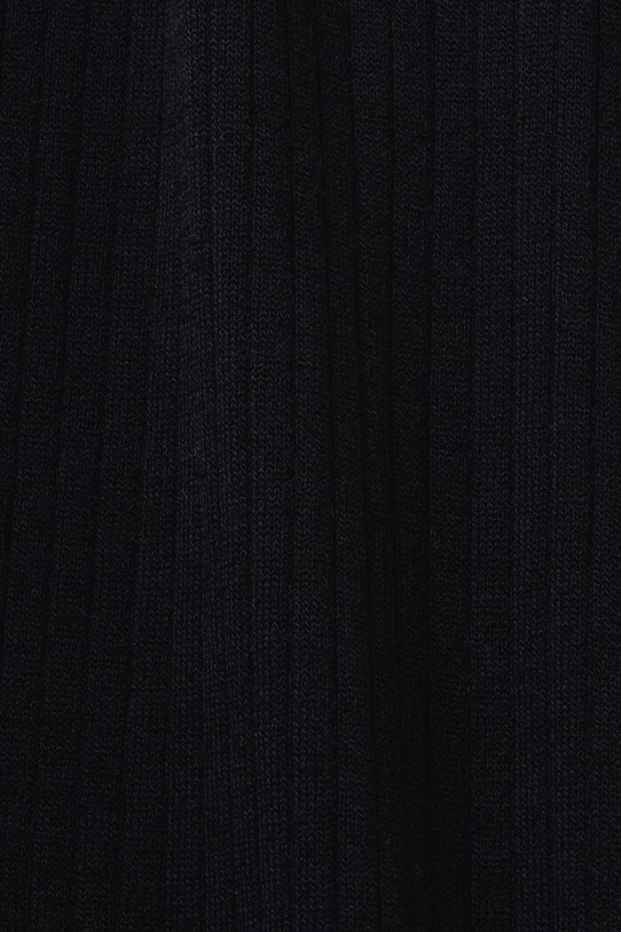 Pletené minišaty, BLACK, detail image number 5