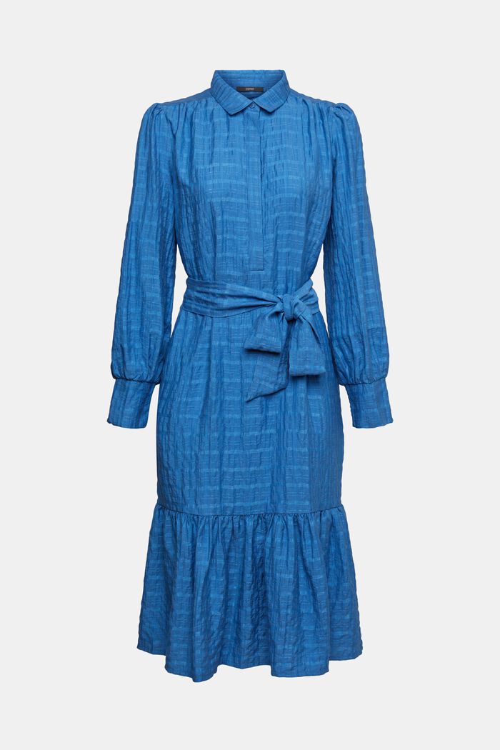 Kárované midi šaty, BLUE, detail image number 2