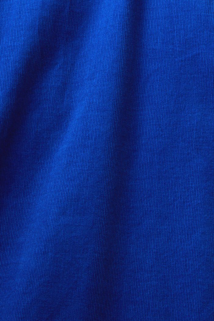 Manšestrová košile, 100% bavlna, BRIGHT BLUE, detail image number 5