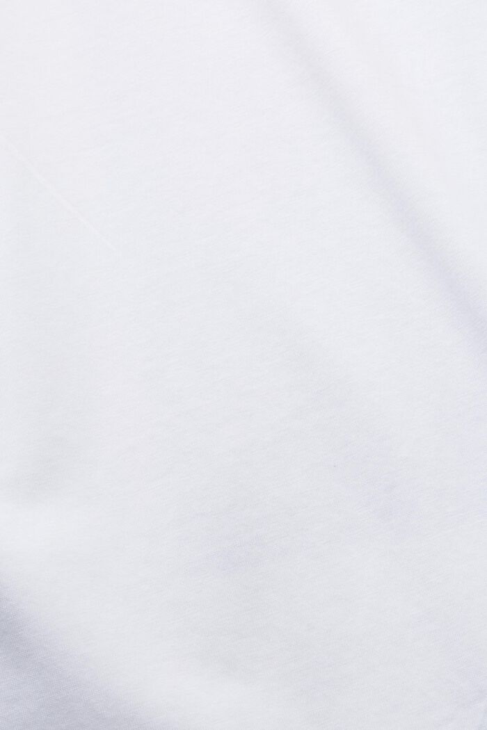 Žerzejové tričko s potiskem na zádech, 100% bavlna, WHITE, detail image number 6