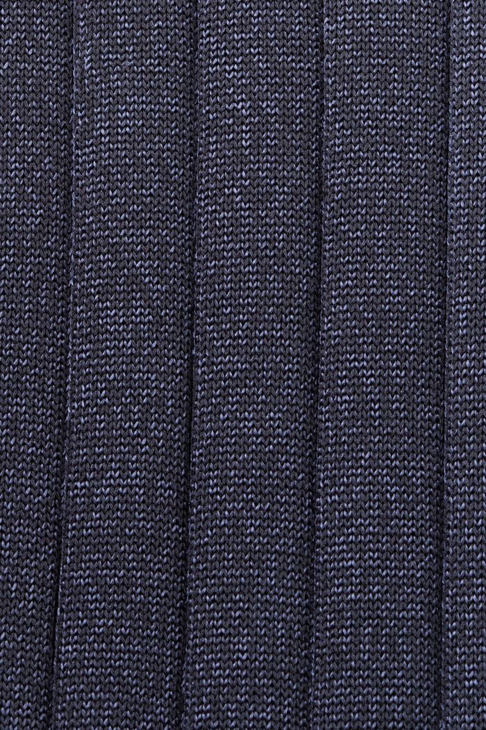 Třpytivé šaty z žebrové pleteniny, PETROL BLUE, detail image number 4