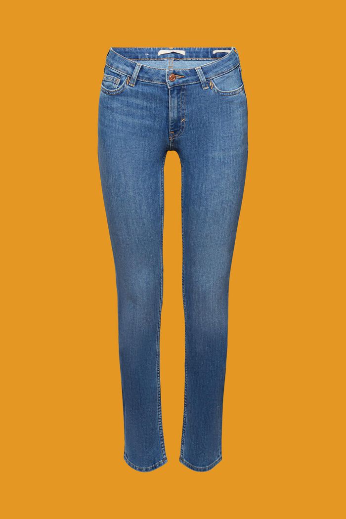 Strečové džíny, COOLMAX® EcoMade, BLUE DARK WASHED, detail image number 7