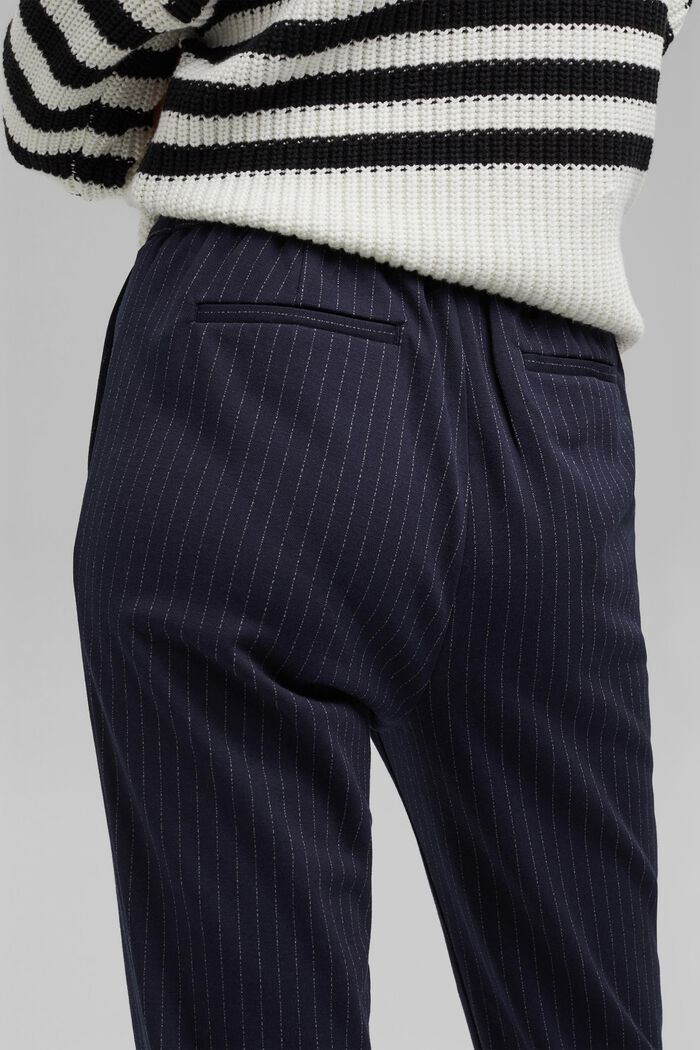 PINSTRIPE mix + match joggingovém kalhoty, NAVY, detail image number 5