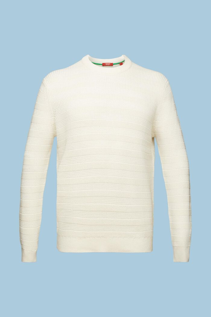 Strukturovaný pulovr s kulatým výstřihem, ICE, detail image number 6