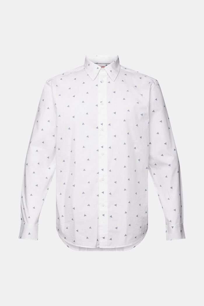 Vzorovaná košile, 100% bavlna, NEW WHITE, detail image number 5