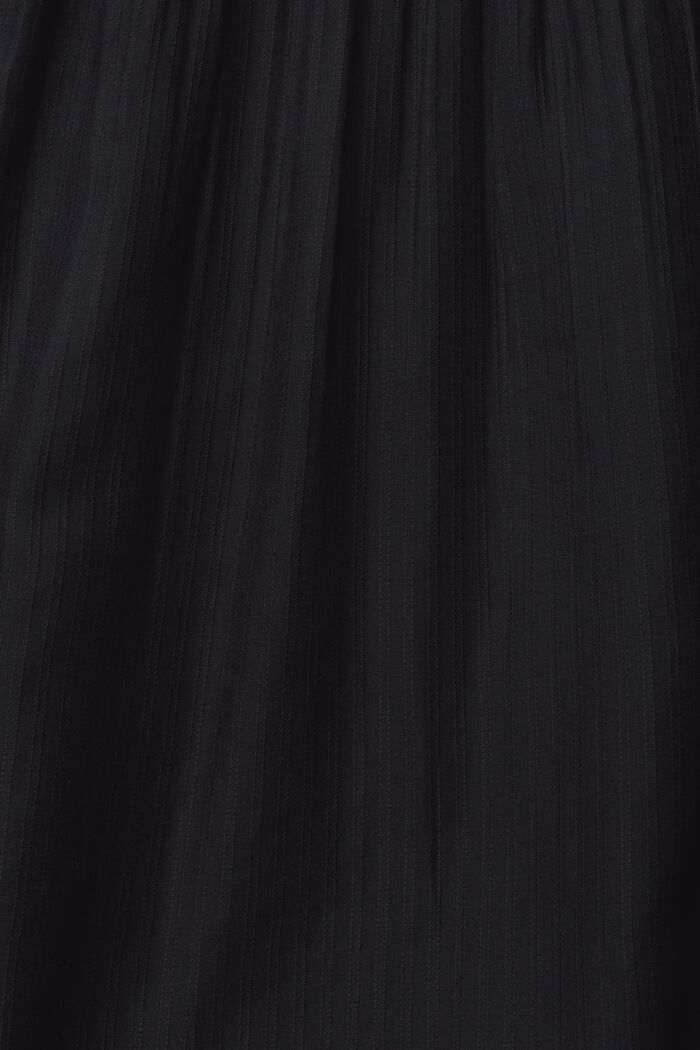 Halenka s proužky, LENZING™ ECOVERO™, BLACK, detail image number 4