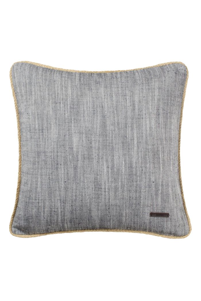 Dekorativní povlak na polštář ze směsi lnu a bavlny, ANTHRACITE, detail image number 0