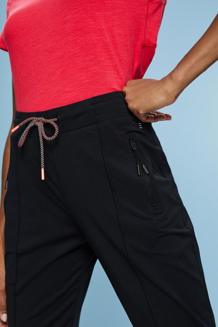Zateplené sportovní kalhoty, BLACK, detail image number 4