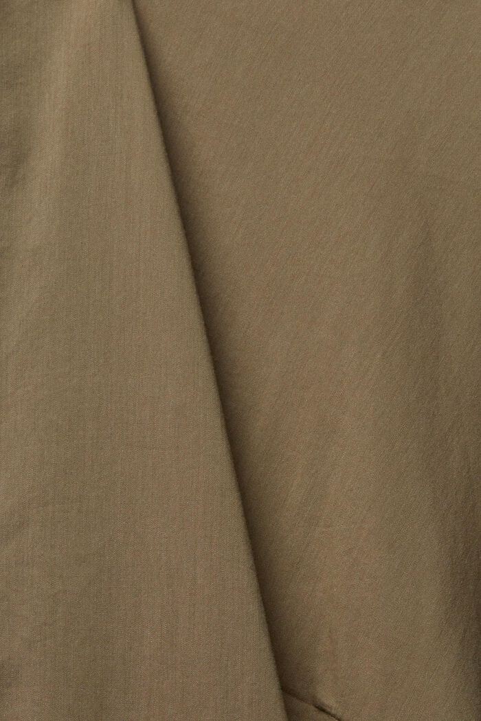 Volánové šaty s vlákny LENZING™ ECOVERO™, KHAKI GREEN, detail image number 5