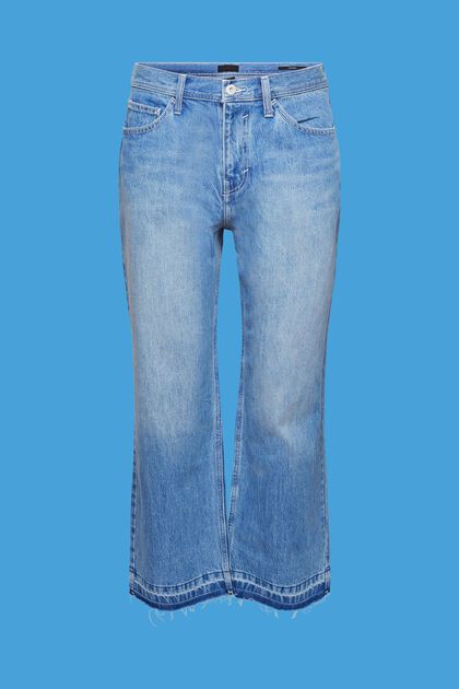 Rovné džíny se širokými nohavicemi