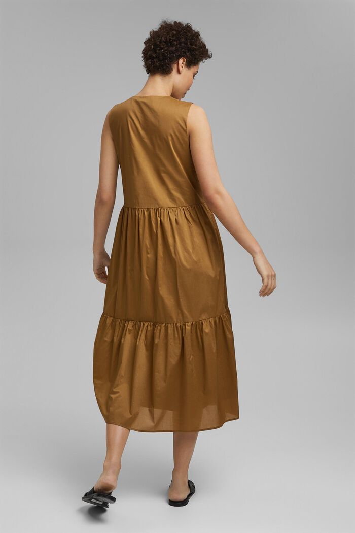 Bavlněné midi šaty bez rukávů, s volány, BARK, detail image number 2