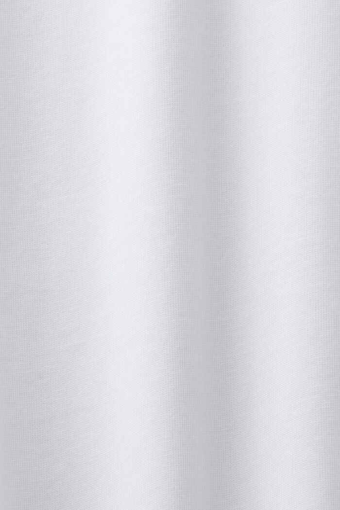 Tričko s logem, z bavlněného žerzeje, WHITE, detail image number 6