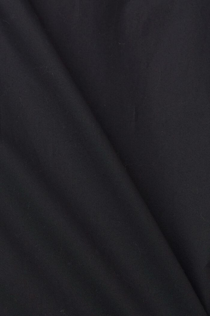 Bavlněná košile s límcem na knoflíky, BLACK, detail image number 4