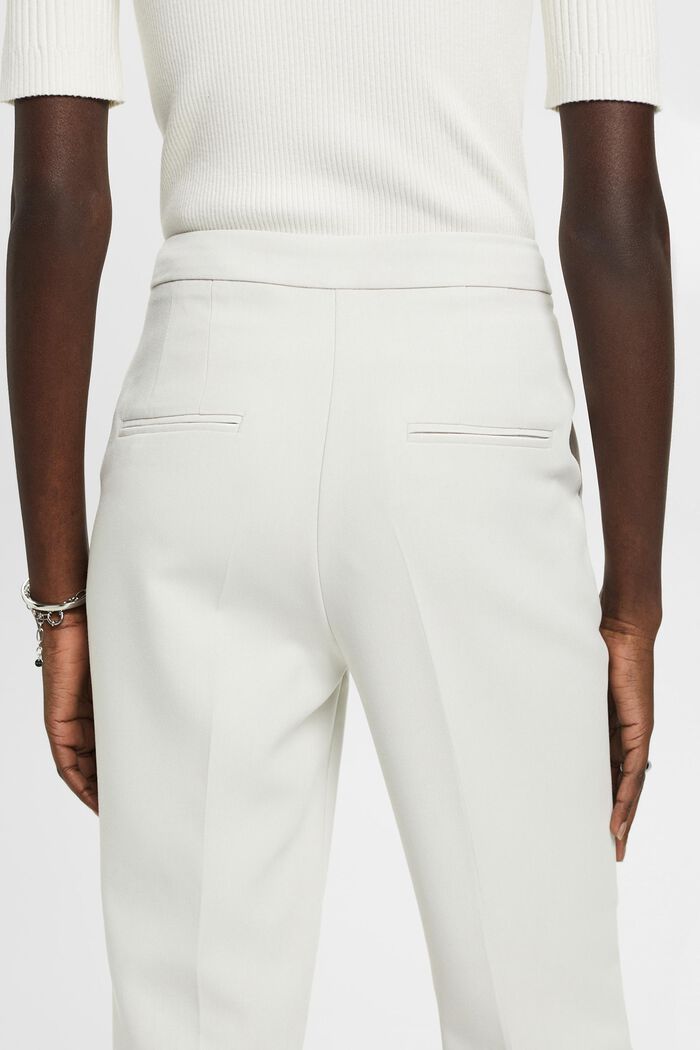 Zkrácené kalhoty s elastickými náplety nohavic, PASTEL GREY, detail image number 2
