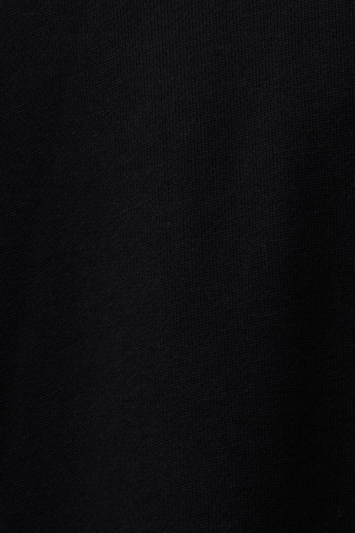 Mikina s kapucí a nylonovými díly, BLACK, detail image number 4
