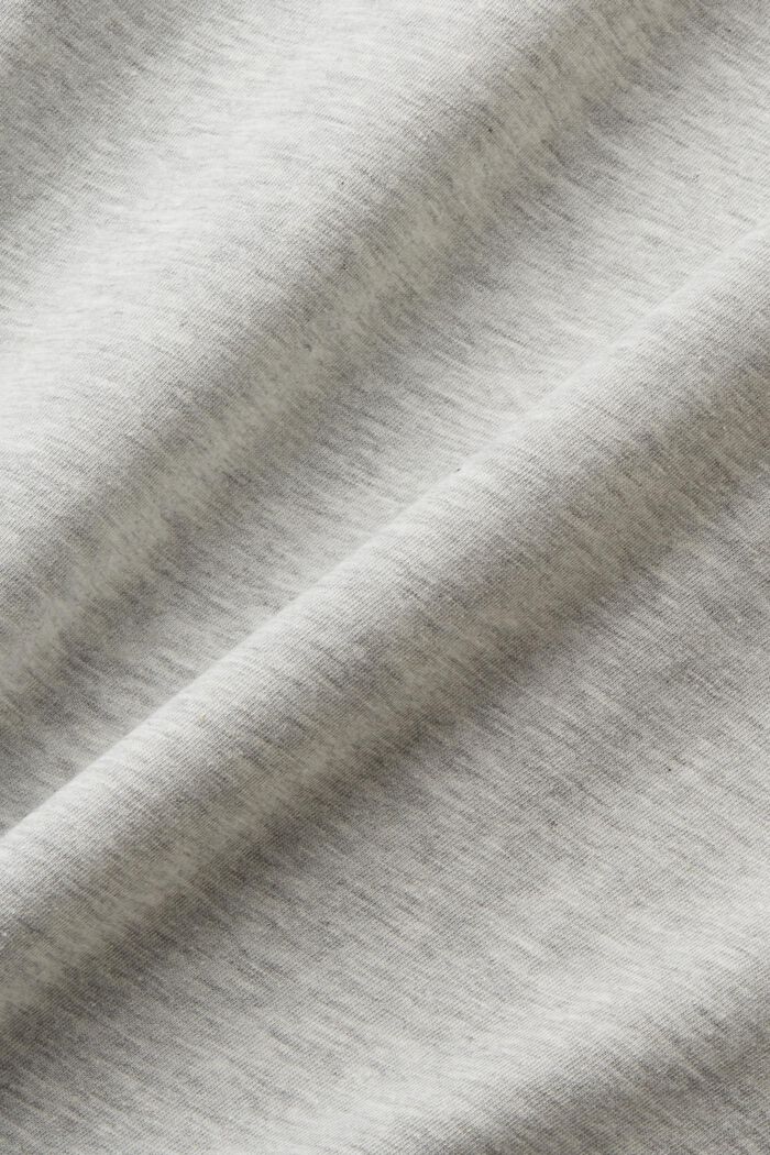 Tričko s potiskem, udržitelná bavlna, LIGHT GREY, detail image number 4